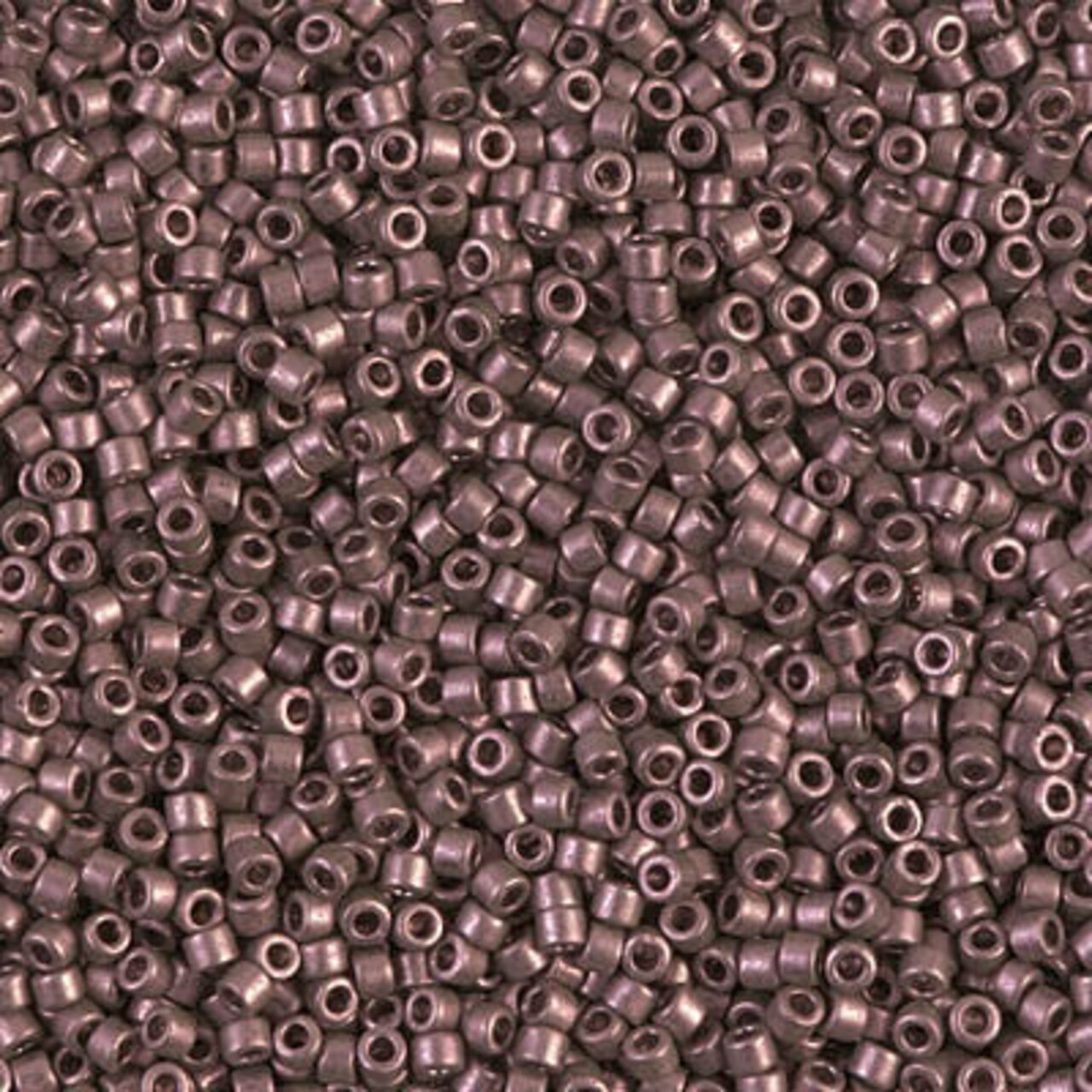 Miyuki Delica Bead 11/0, DB0462, Galvanized Dark Mauve, 5 grams